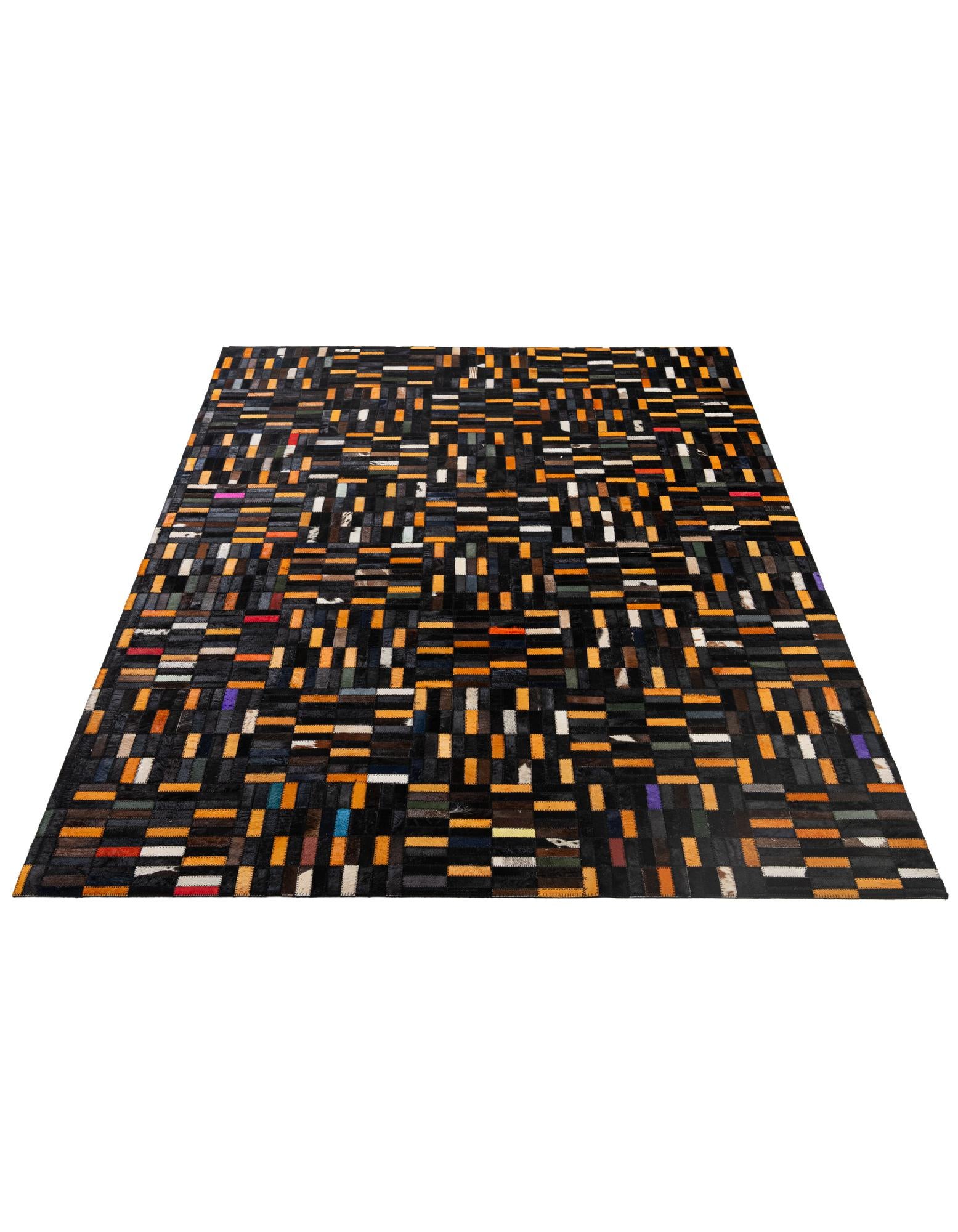 5' 2 x 7' 11 Cowhide - Patchwork Rug