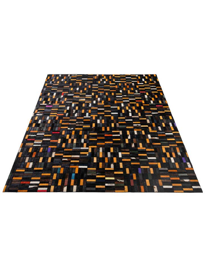 5' 2 x 7' 11 Cowhide - Patchwork Rug