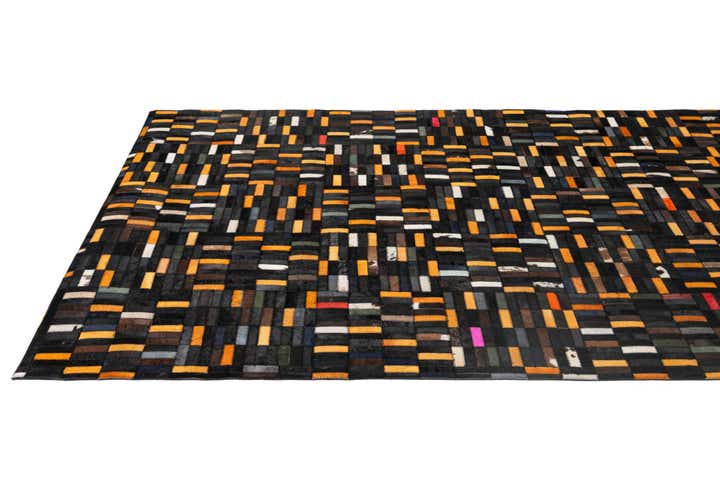 5' 2 x 7' 11 Cowhide - Patchwork Rug