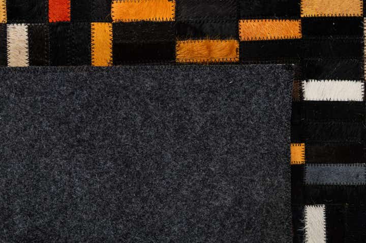 5' 2 x 7' 11 Cowhide - Patchwork Rug