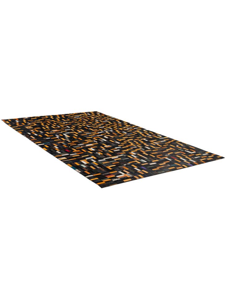 Detail image of 5' x 8' Cowhide - Patchwork Rug