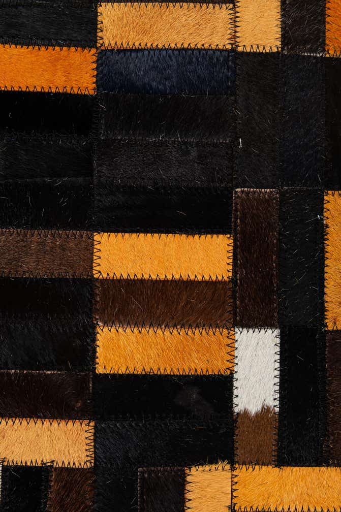 5' x 8' Cowhide - Patchwork Rug