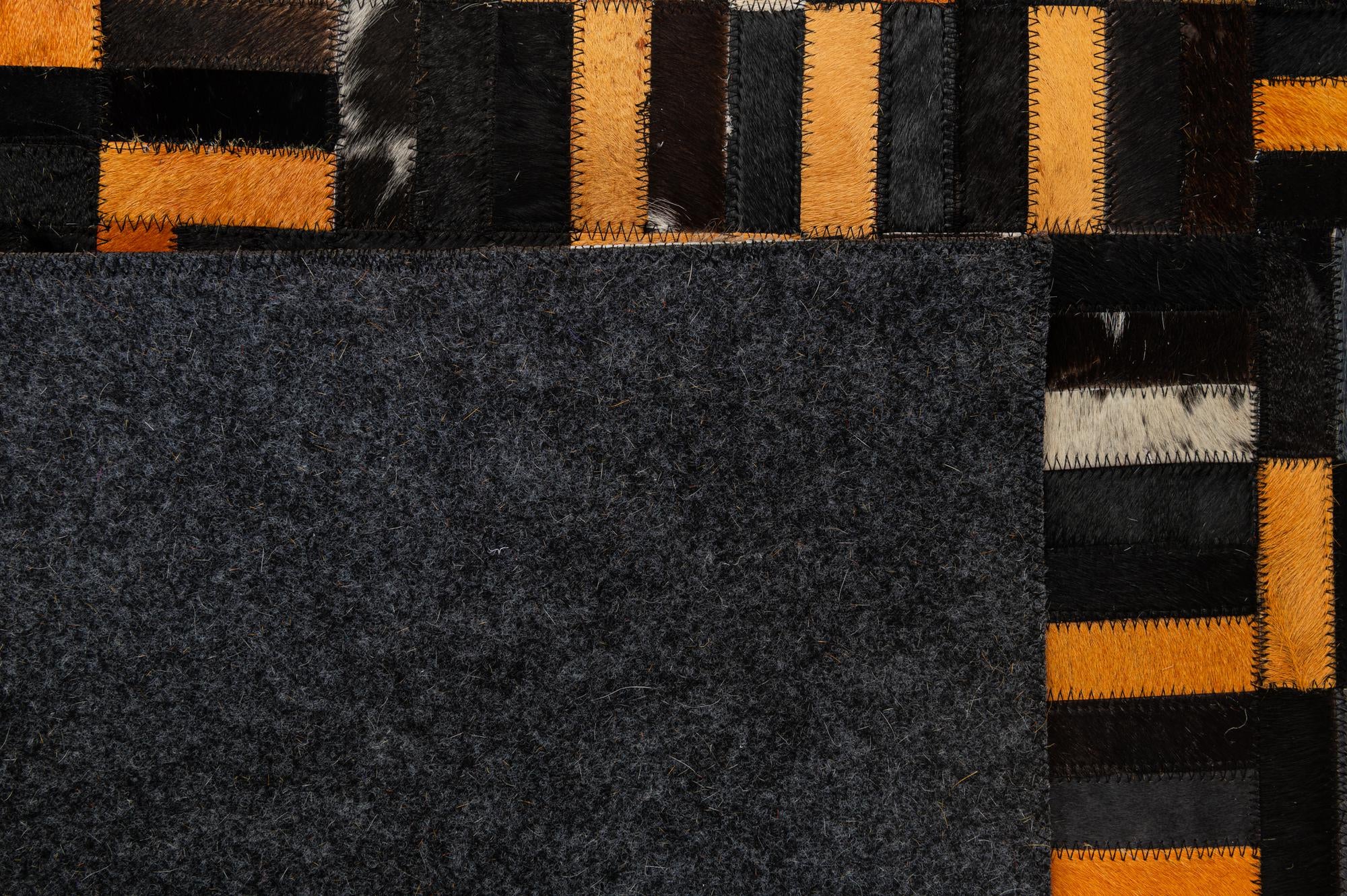 5' x 8' Cowhide - Patchwork Rug