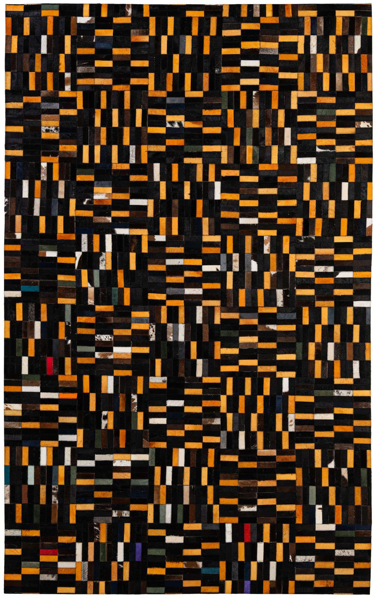5' x 8' Cowhide - Patchwork Rug