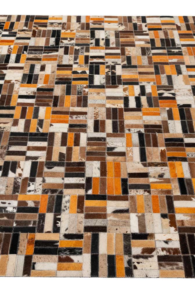 5' x 7' 11 Cowhide - Patchwork Rug