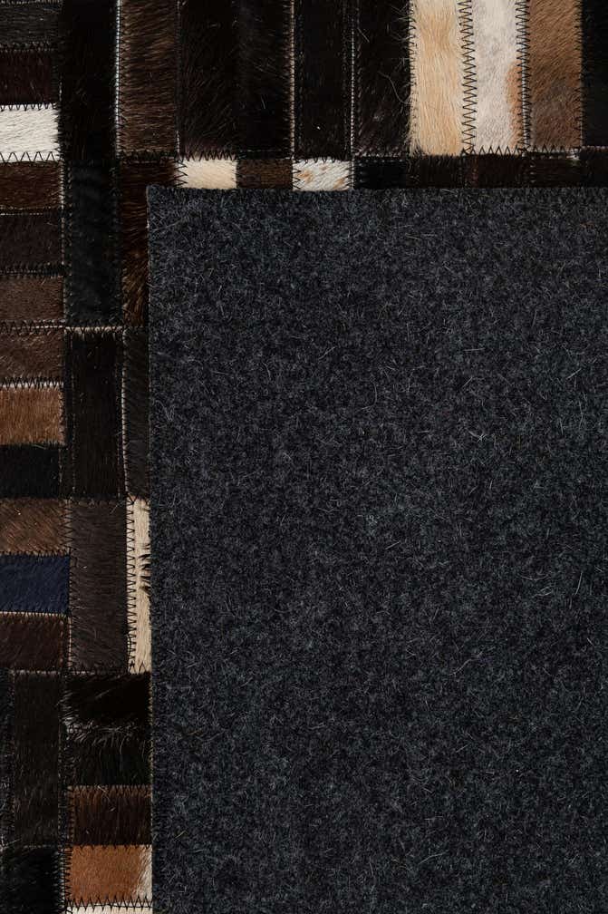 5' 1 x 8' Cowhide - Patchwork Rug