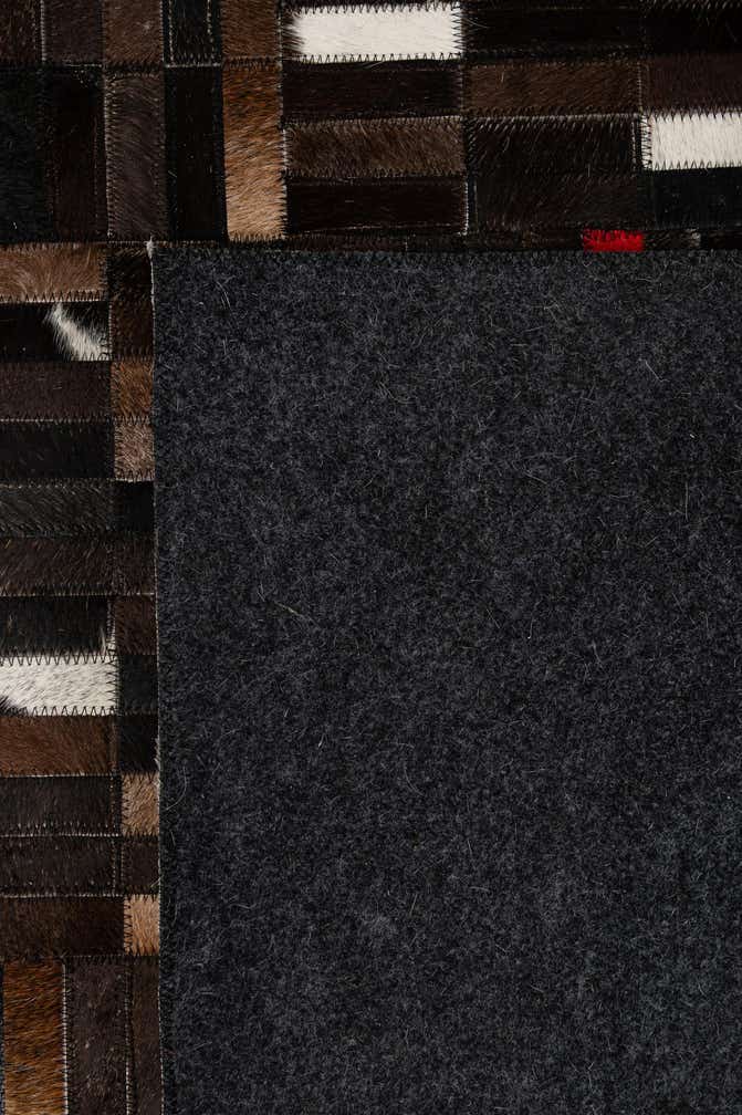 5' 1 x 8' Cowhide - Patchwork Rug
