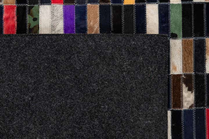 5' 2 x 7' 11 Cowhide - Patchwork Rug