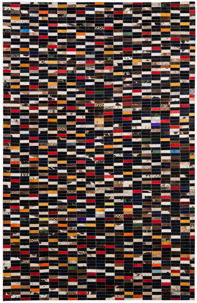 5' 2 x 7' 11 Cowhide - Patchwork Rug