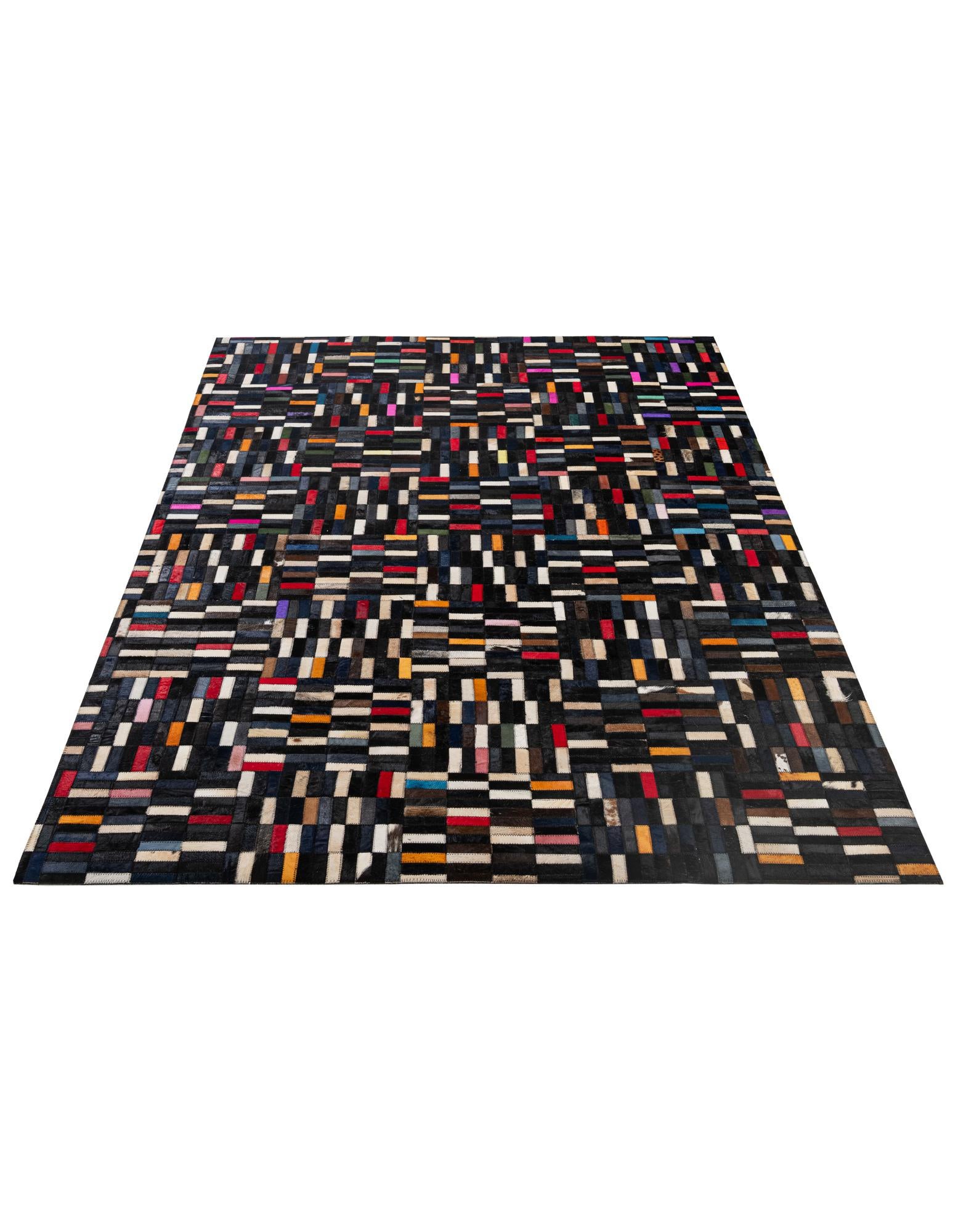 5' 1 x 8' 1 Cowhide - Patchwork Rug
