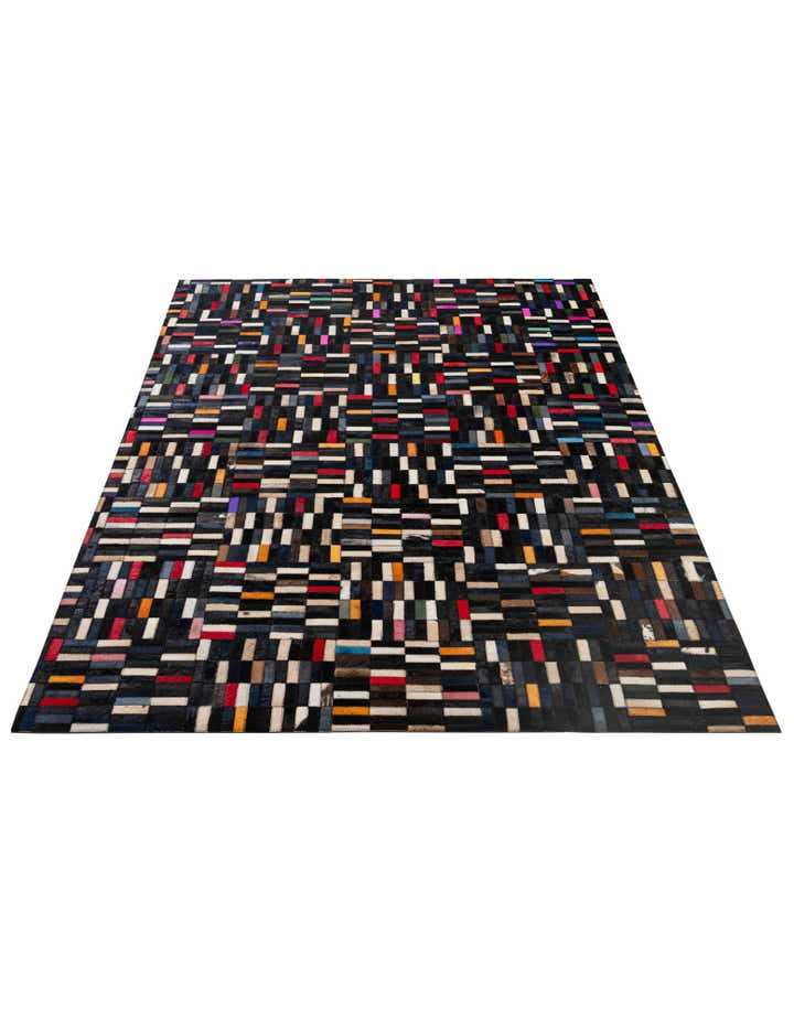5' 1 x 8' 1 Cowhide - Patchwork Rug