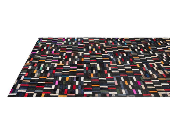 5' 1 x 8' 1 Cowhide - Patchwork Rug