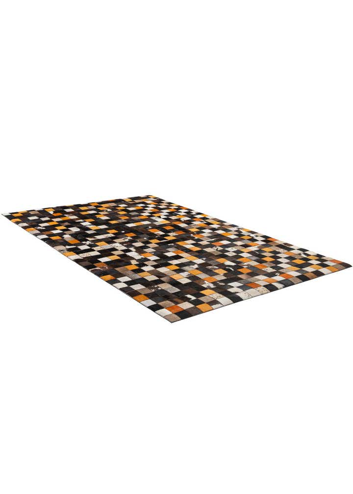 5' 2 x 8' Cowhide - Patchwork Rug