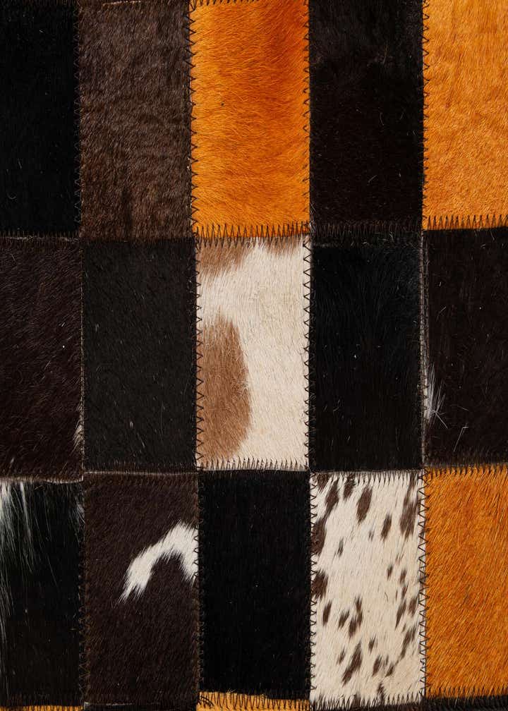 5' 2 x 8' Cowhide - Patchwork Rug