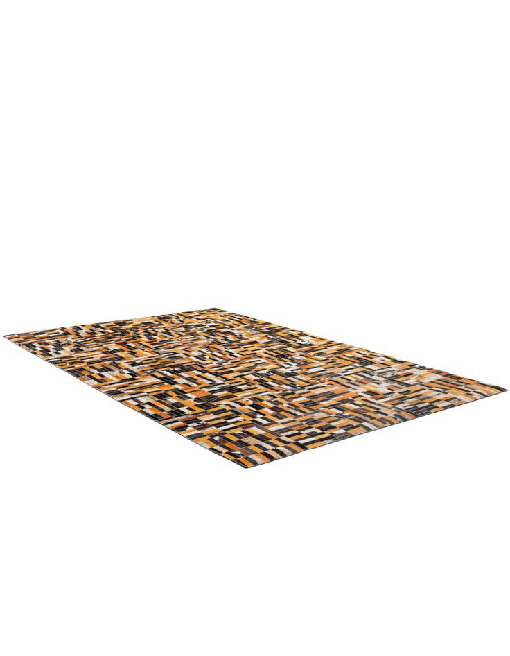 Detail image of 5' x 7' 11 Cowhide - Patchwork Rug