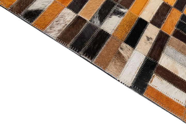 5' x 7' 11 Cowhide - Patchwork Rug
