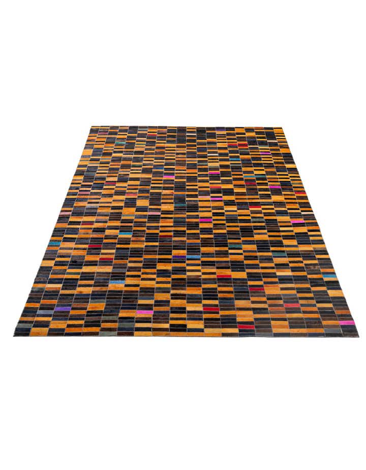 5' 1 x 8' Cowhide - Patchwork Rug