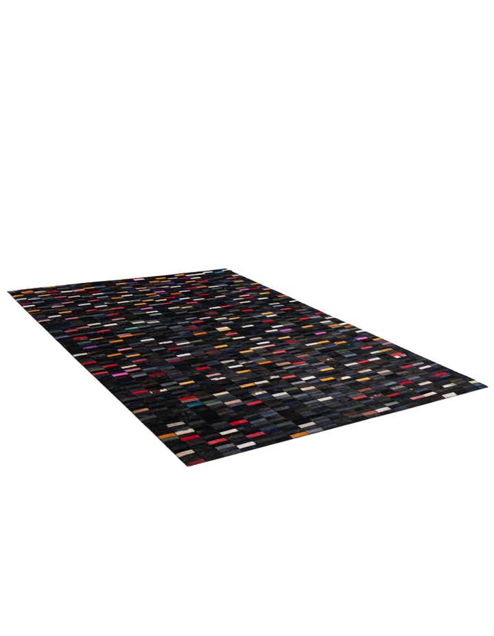 5' 2 x 7' 11 Cowhide - Patchwork Rug