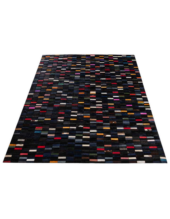 5' 2 x 7' 11 Cowhide - Patchwork Rug