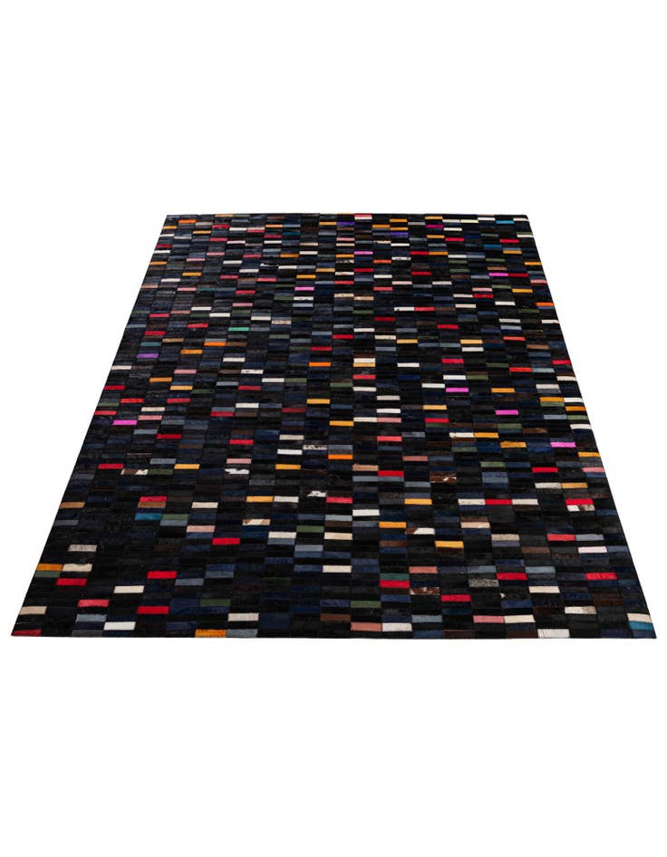 Detail image of 5' 2 x 7' 11 Cowhide - Patchwork Rug