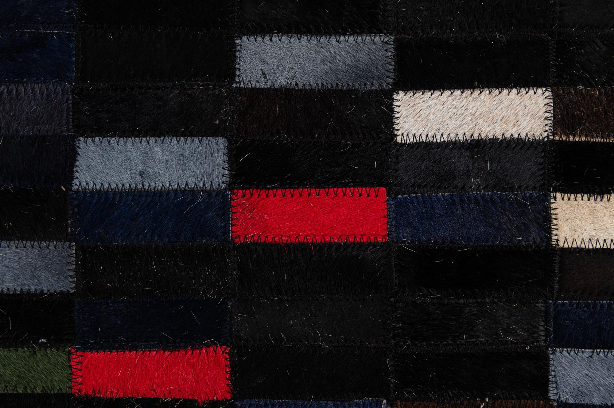 5' 2 x 7' 11 Cowhide - Patchwork Rug