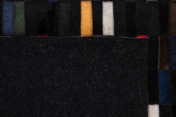 5' 2 x 7' 11 Cowhide - Patchwork Rug