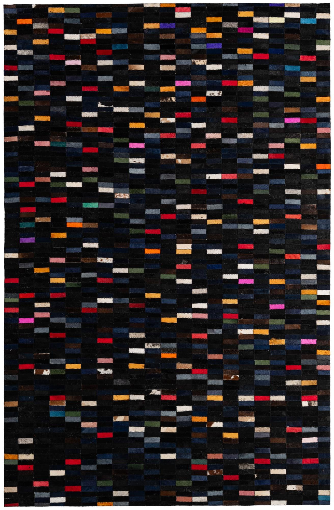 5' 2 x 7' 11 Cowhide - Patchwork Rug