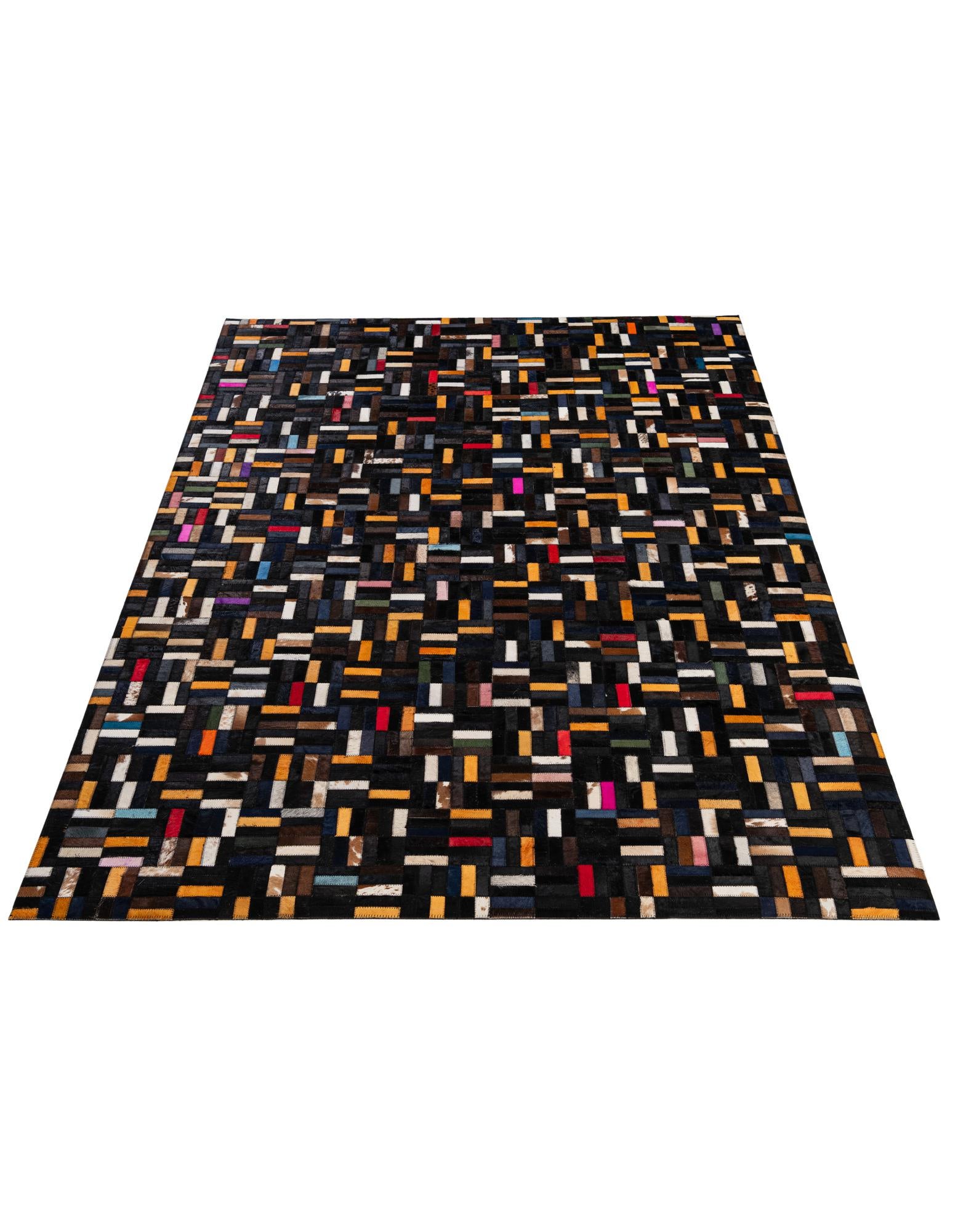 5' 1 x 8' Cowhide - Patchwork Rug