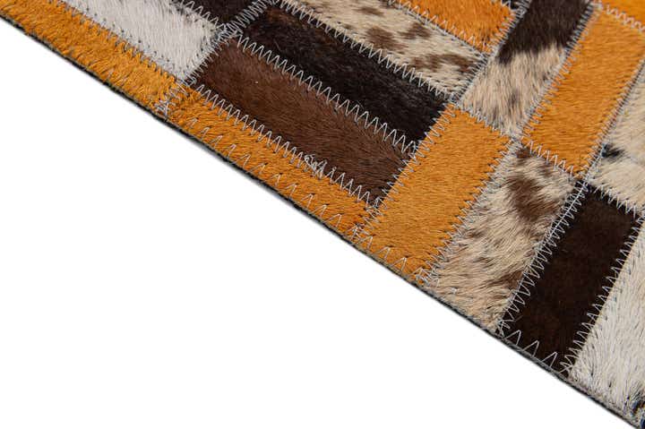 4' 11 x 7' 11 Cowhide - Patchwork Rug