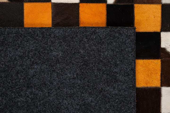 5' 2 x 8' Cowhide - Patchwork Rug