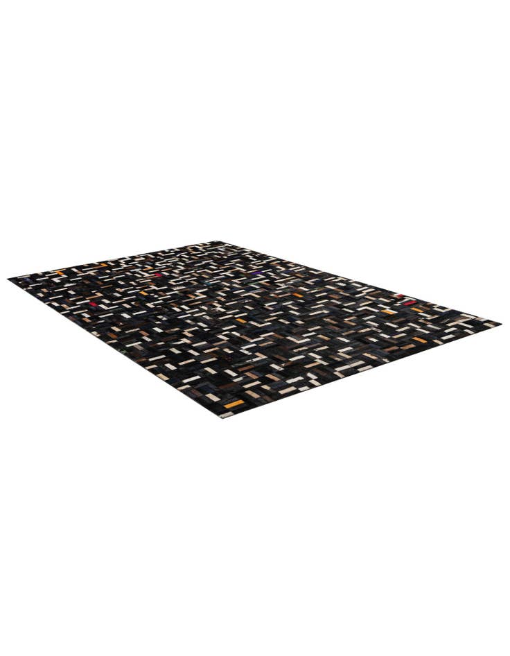 Detail image of 5' x 8' Cowhide - Patchwork Rug