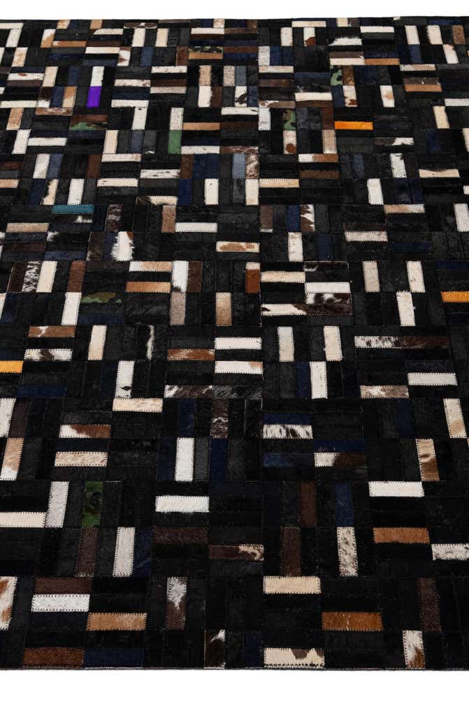 5' x 8' Cowhide - Patchwork Rug