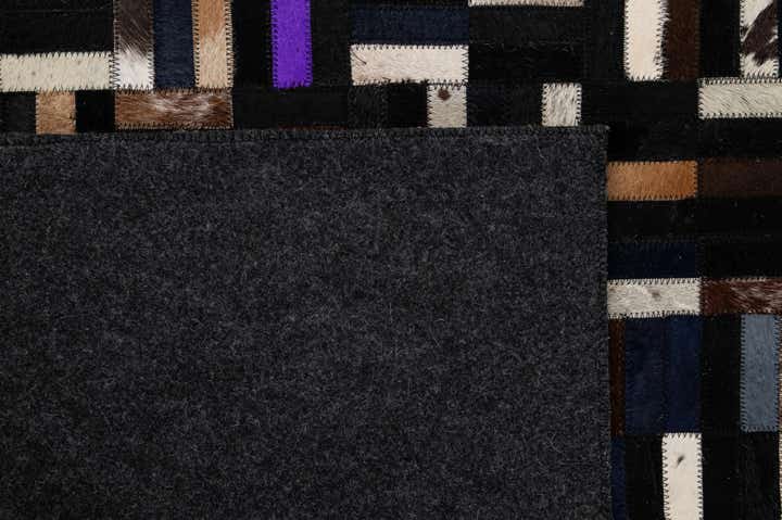 5' x 8' Cowhide - Patchwork Rug