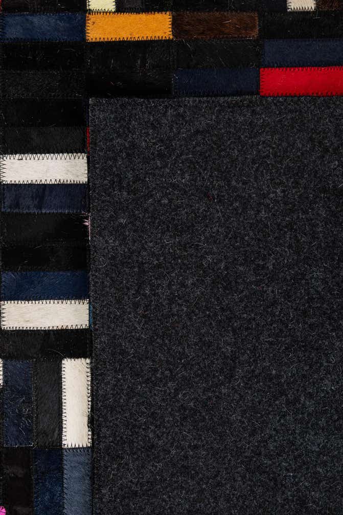 5' 1 x 8' 1 Cowhide - Patchwork Rug