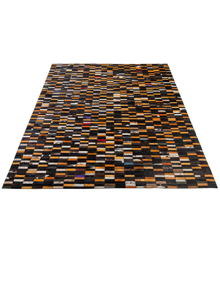 Detail image of 5' 3 x 8' 1 Cowhide - Patchwork Rug