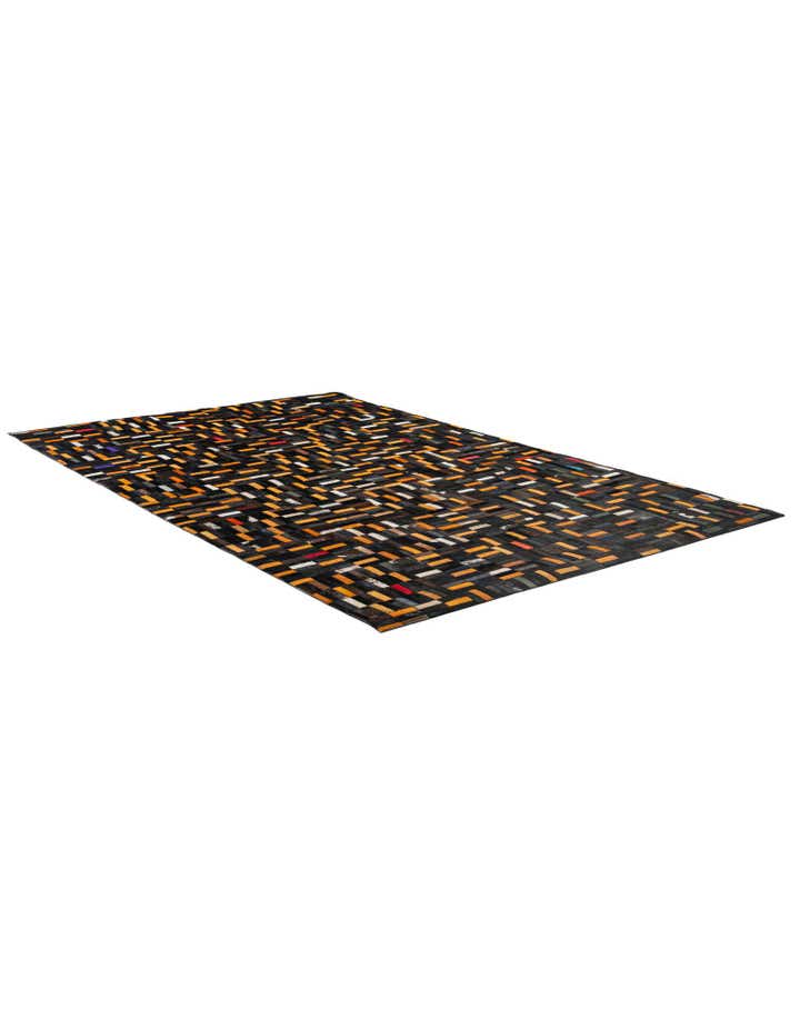 5' 1 x 8' 2 Cowhide - Patchwork Rug