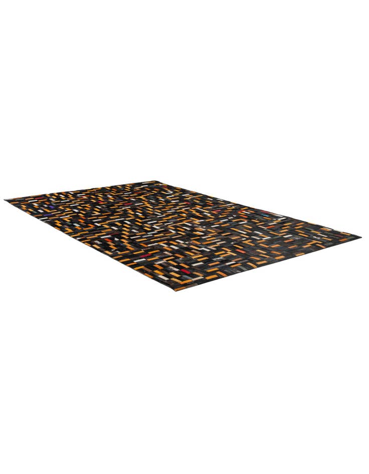 Detail image of 5' 1 x 8' 2 Cowhide - Patchwork Rug