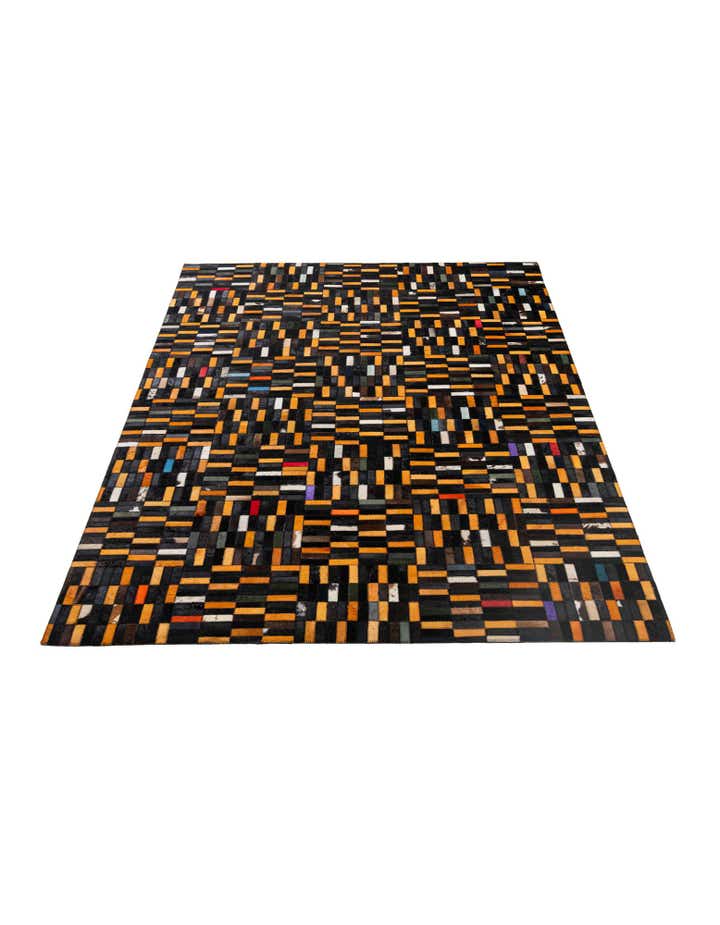 4' 11 x 7' 11 Cowhide - Patchwork Rug