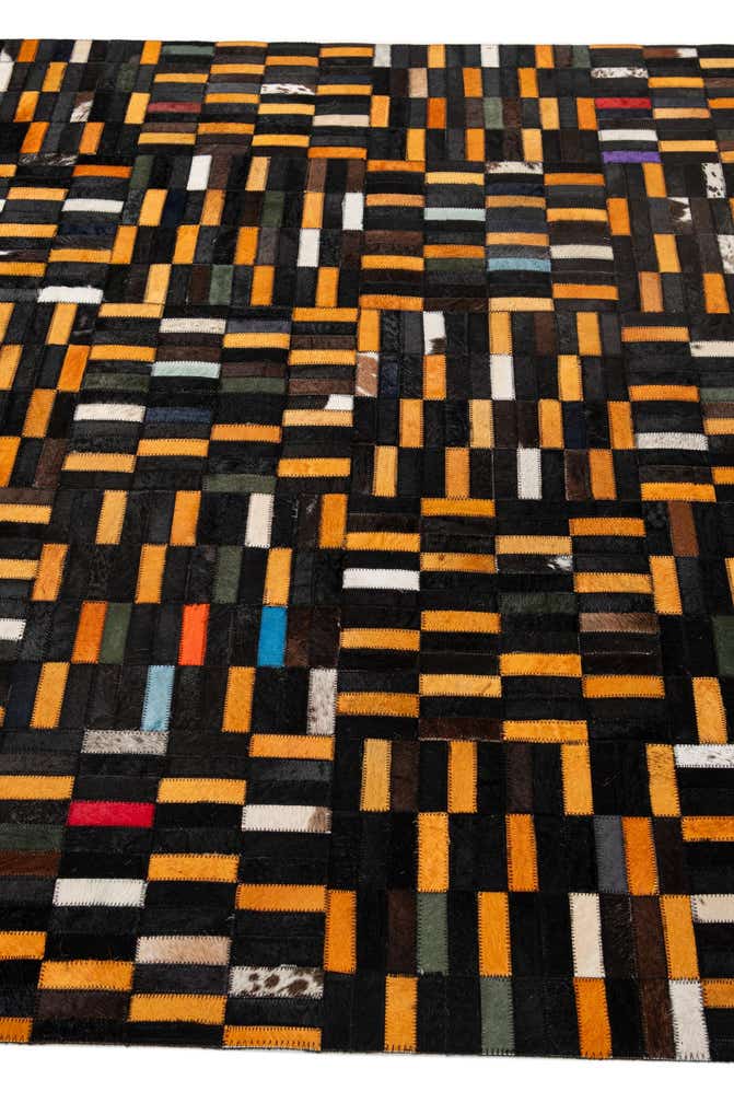 4' 11 x 7' 11 Cowhide - Patchwork Rug
