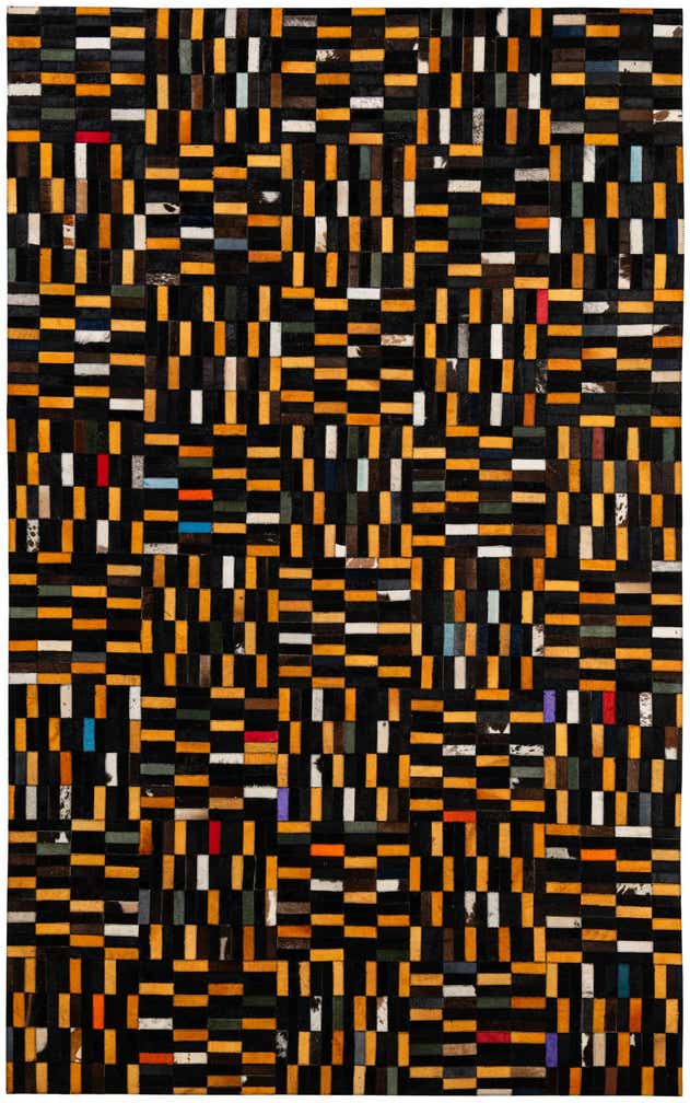 4' 11 x 7' 11 Cowhide - Patchwork Rug