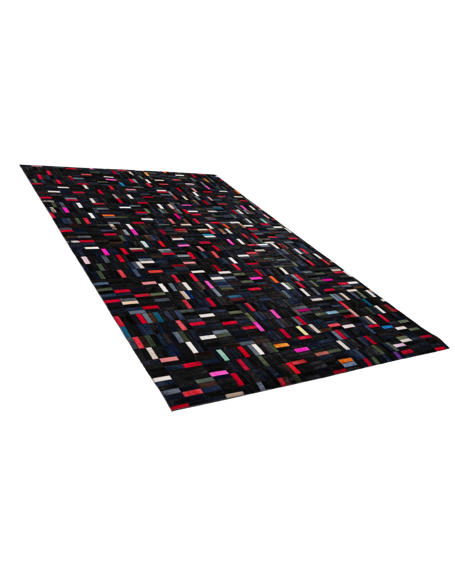 5' 1 x 7' 11 Cowhide - Patchwork Rug