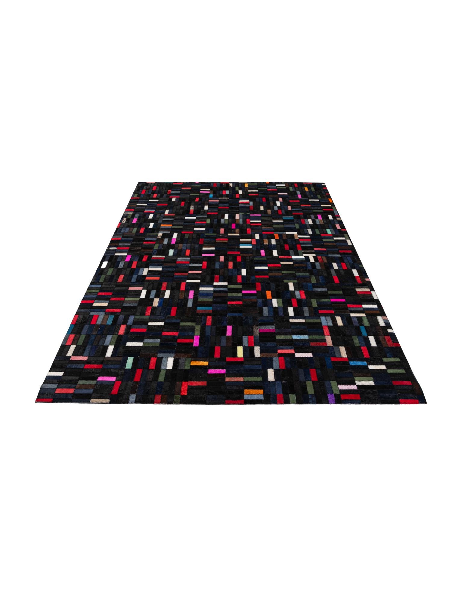5' 1 x 7' 11 Cowhide - Patchwork Rug
