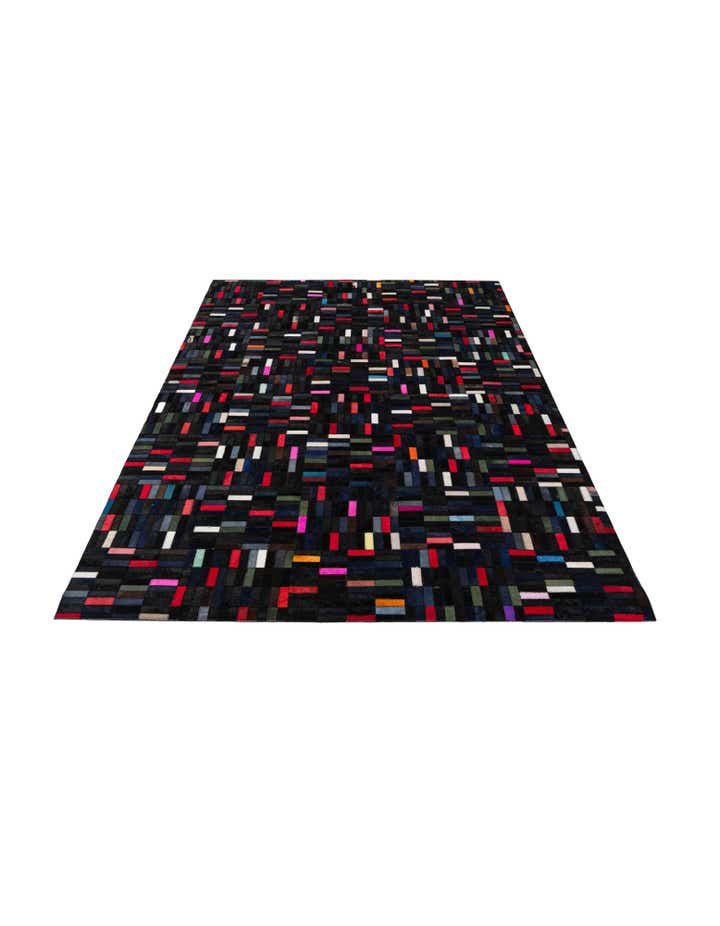 5' 1 x 7' 11 Cowhide - Patchwork Rug
