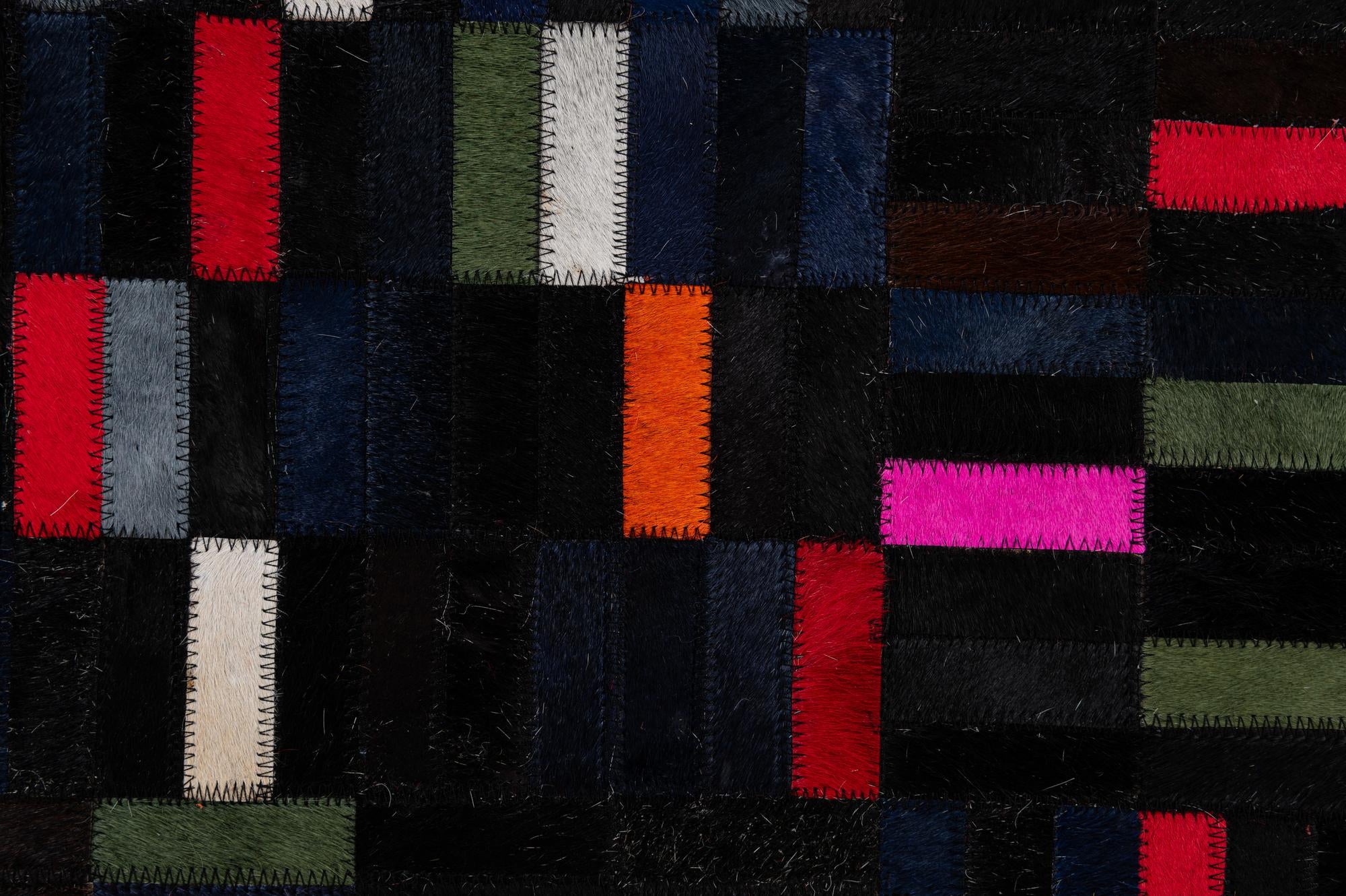 5' 1 x 7' 11 Cowhide - Patchwork Rug