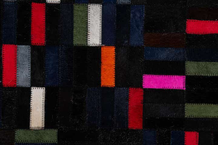 5' 1 x 7' 11 Cowhide - Patchwork Rug