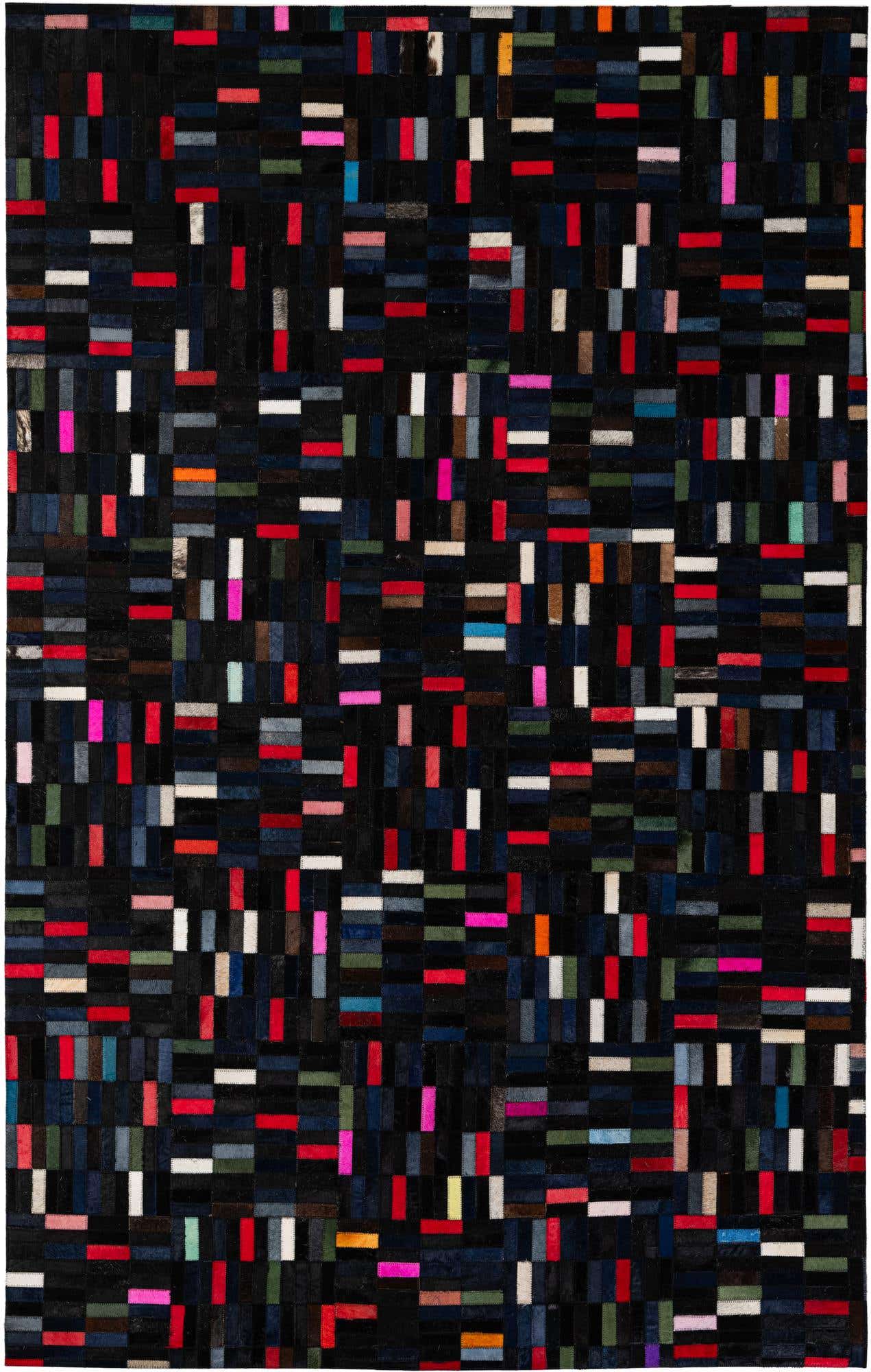 5' 1 x 7' 11 Cowhide - Patchwork Rug