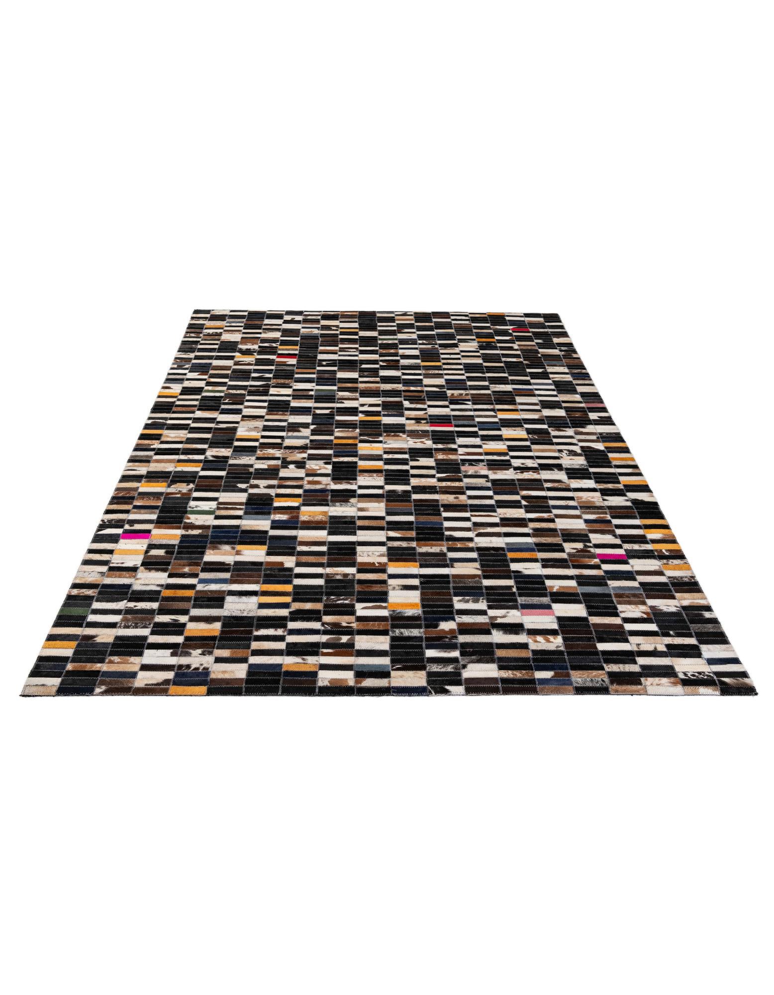 4' 11 x 7' 11 Cowhide - Patchwork Rug