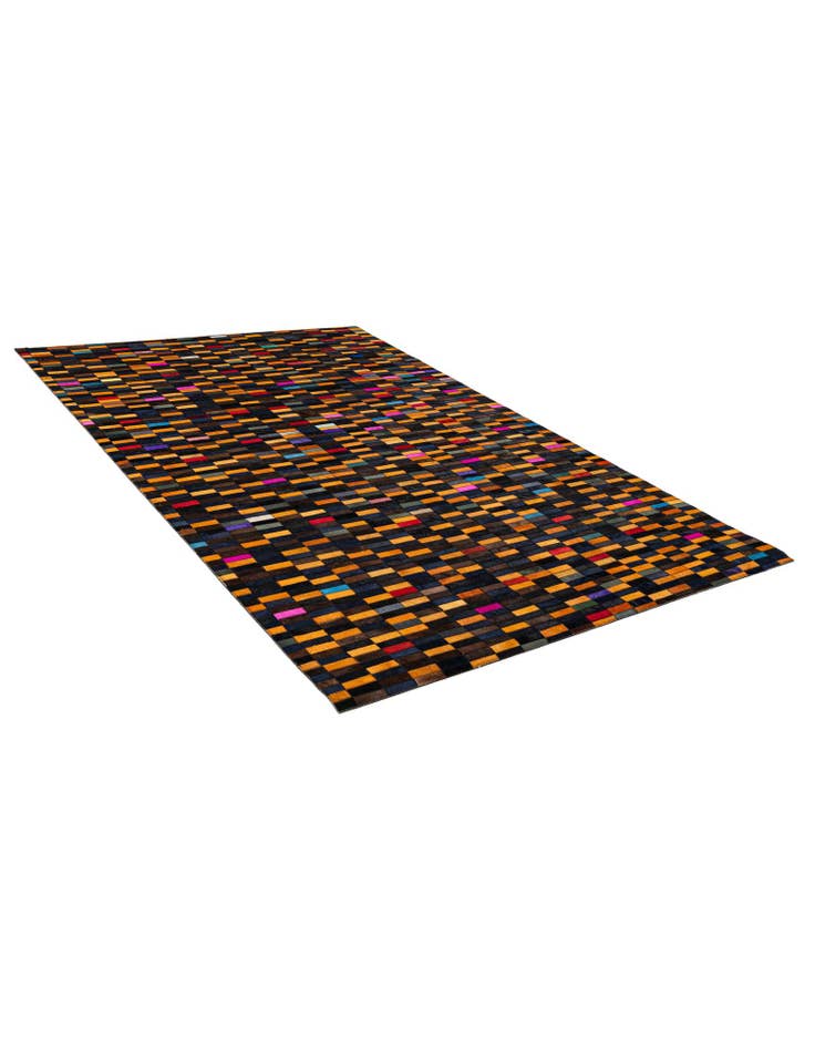 Detail image of 5' 2 x 7' 11 Cowhide - Patchwork Rug