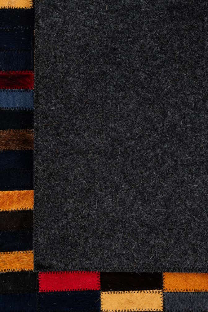 5' 2 x 7' 11 Cowhide - Patchwork Rug