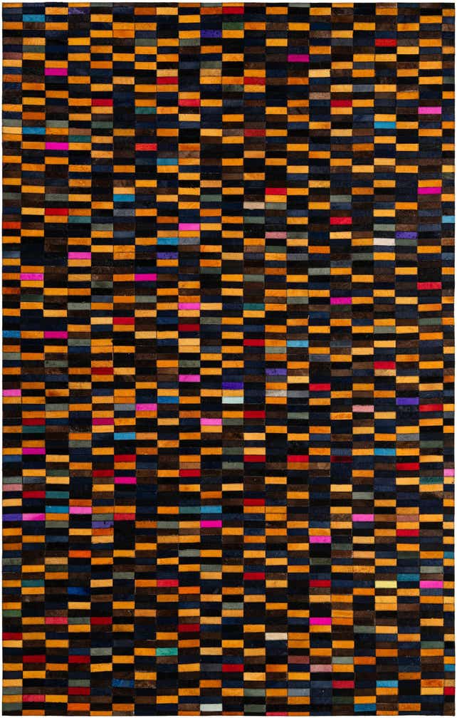 5' 2 x 7' 11 Cowhide - Patchwork Rug